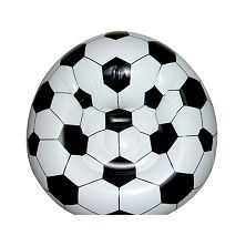 Inflated football sofa